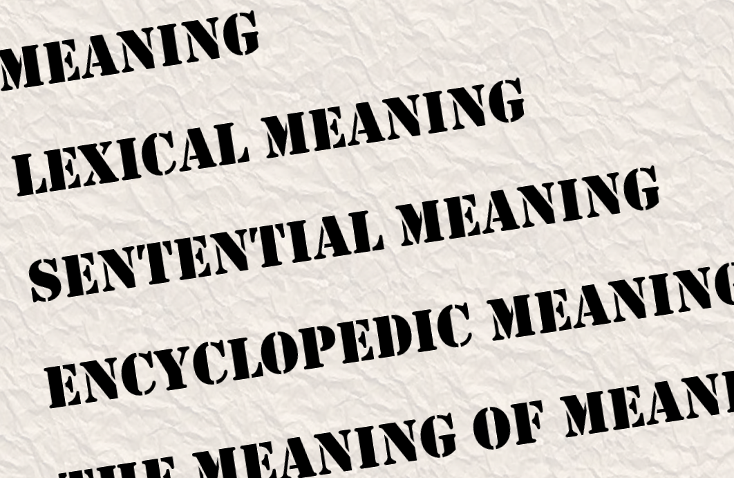 4 kinds of meaning in bible translation